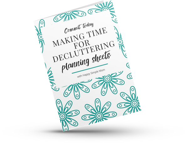 Making Time For Decluttering Planning Sheets