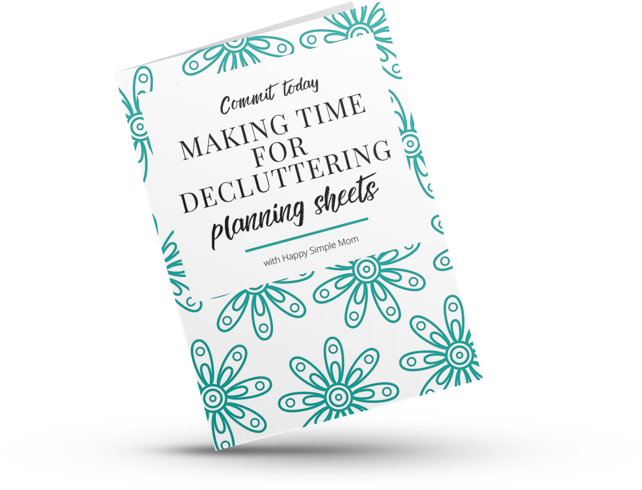 Making Time For Decluttering Planning Sheets
